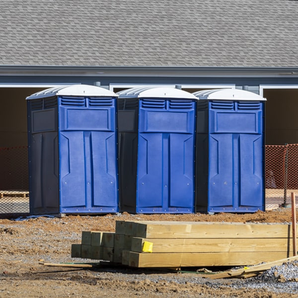 are there any additional fees associated with portable toilet delivery and pickup in Porter